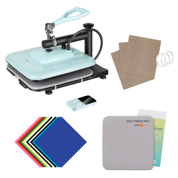 HTVRONT Presse à chaud manuelle, Kit pour débutants