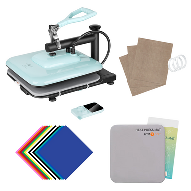 HTVRONT Presse à chaud manuelle, Kit pour débutants
