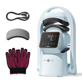 HTVRONT A300 Presse à chaud automatique pour casquettes, Kit standard - Bleu Bulle