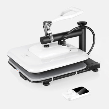 Machine à presse à chaud manuelle HTVRONT  38 × 38 cm, 220–240V 