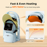 HTVRONT A300 Presse à chaud automatique pour casquettes, Kit standard - Bleu Bulle