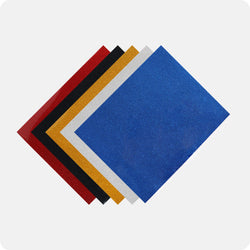 Lot de vinyles thermocollants pailletés - 30,5 cm × 3,05 m*5 pièces (5 couleurs assorties)