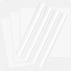 Feuille de vinyle adhésif permanent - 30,5 cm x 30,5 cm, lot de 7