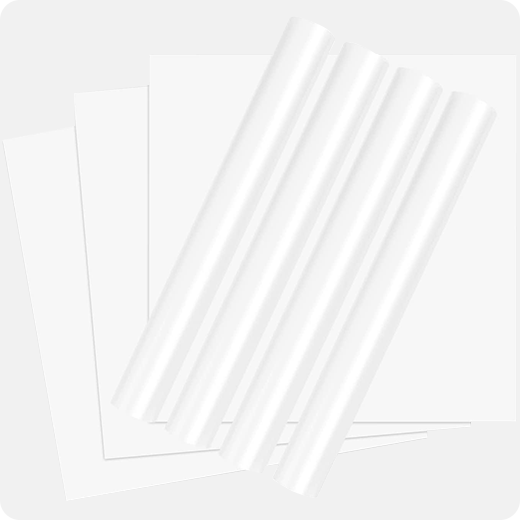 Feuille de vinyle adhésif permanent - 30,5 cm x 30,5 cm, lot de 7